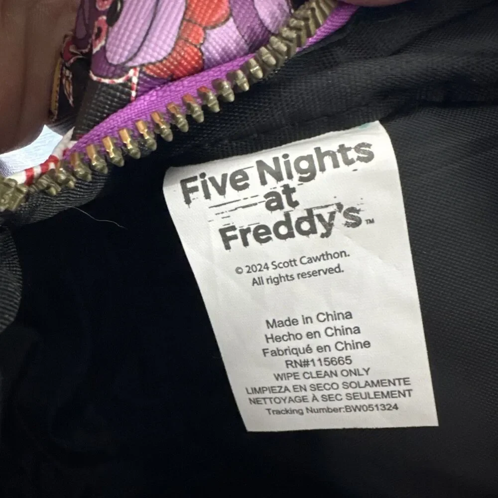 Five Nights at Freddy's Pizza Print Mini Backpack New With Tags